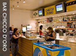 Il nostro bar chicco d'oro nel centro commerciale Serfontana a Morbio Inferiore